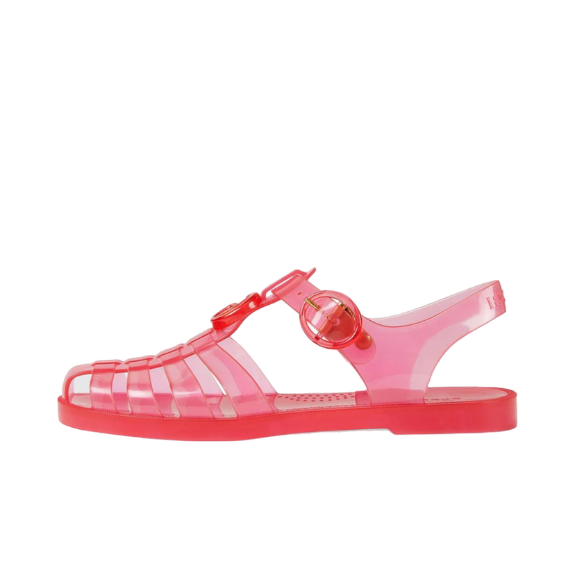 Tennarit ja kengät Gucci GG Fisherman Sandal Pink Clear Vaaleanpunainen | 676970 JFM00 6656