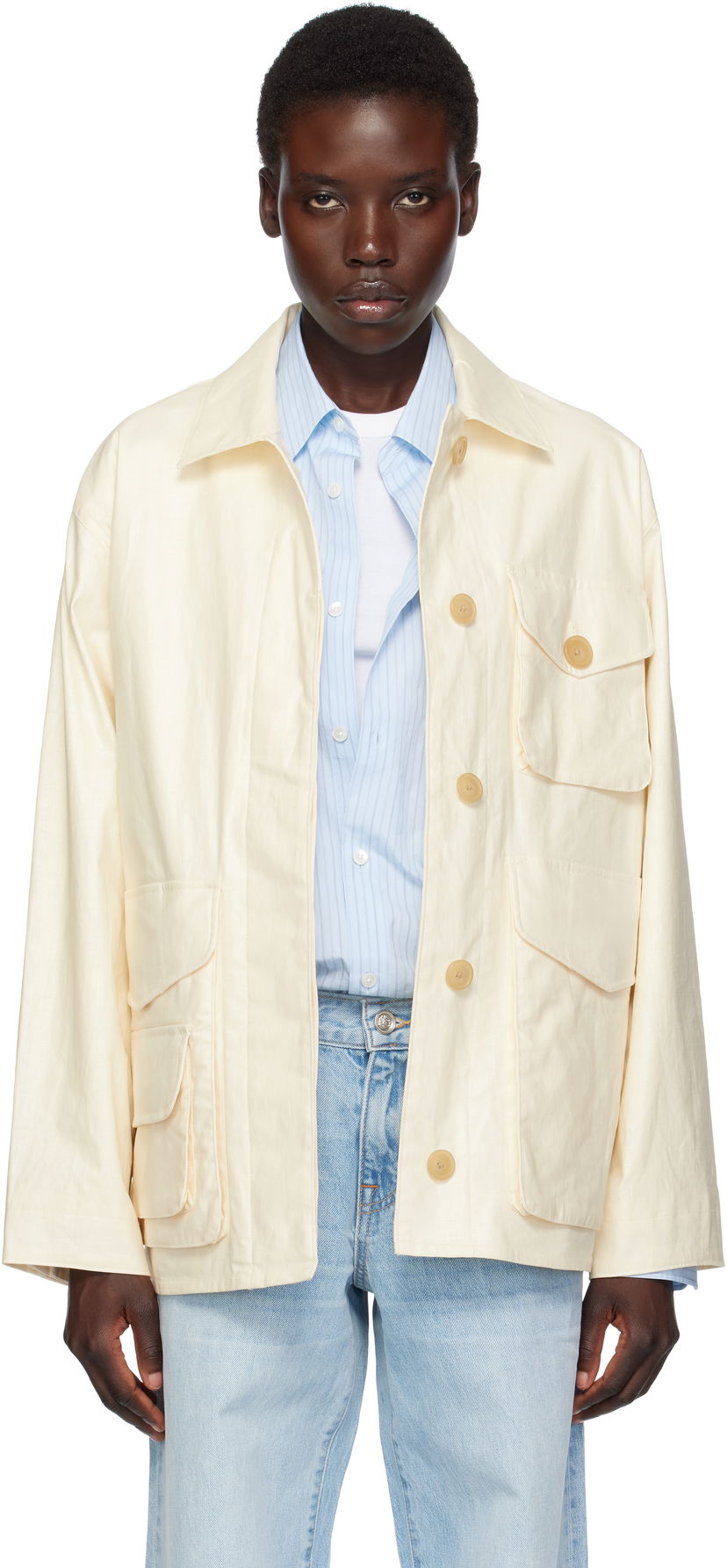 Takki rag & bone Rag & Bone Aston Field Jacket Beige | WAW25P20094709