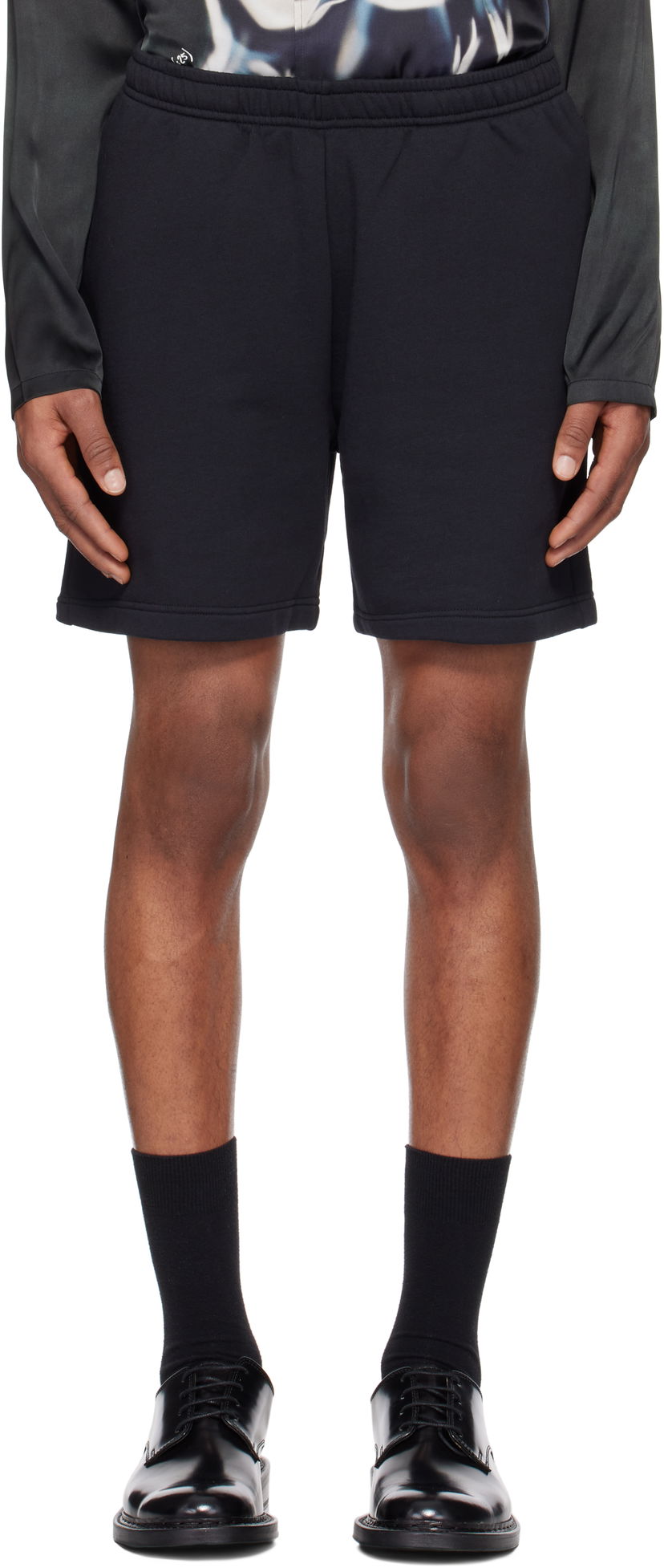 Shortsit Acne Studios Fleece Shorts by Acne Studios Musta | CE0064-
