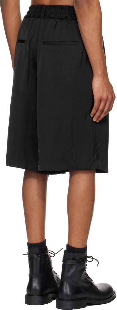 Shortsit Jil Sander Jil Sander Fluid Viscose Shorts Musta | J23KA0108_J65022, 2