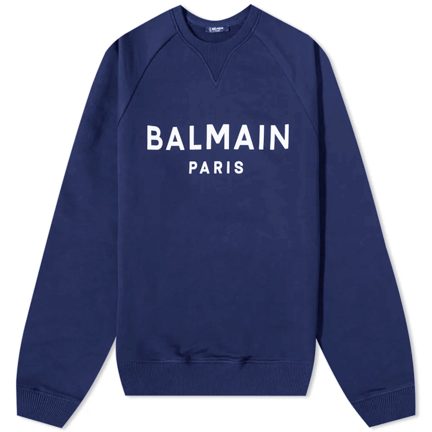 Huppari Balmain Paris Logo Crew Sweat Tummansininen | BH1JQ005BB65-SJW, 0