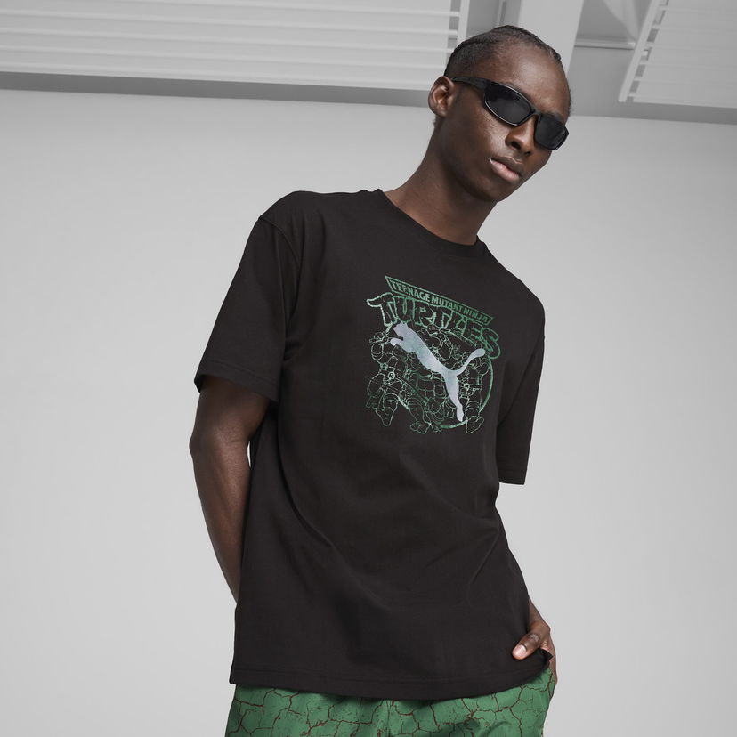 T-paita Puma PUMA x TMNT Relaxed Fit Graphic Tee Musta | 630099_01