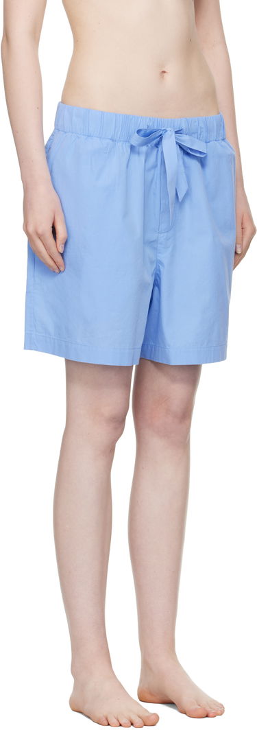 Pyjama TEKLA Tekla Poplin Pyjama Shorts Sininen | PPL-SHORTS-346, 1
