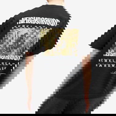 T-paita Neighborhood Neighborhood x Rebel Dread Hardware T-Shirt Musta | 242PCDRN-ST02S-BLK, 3