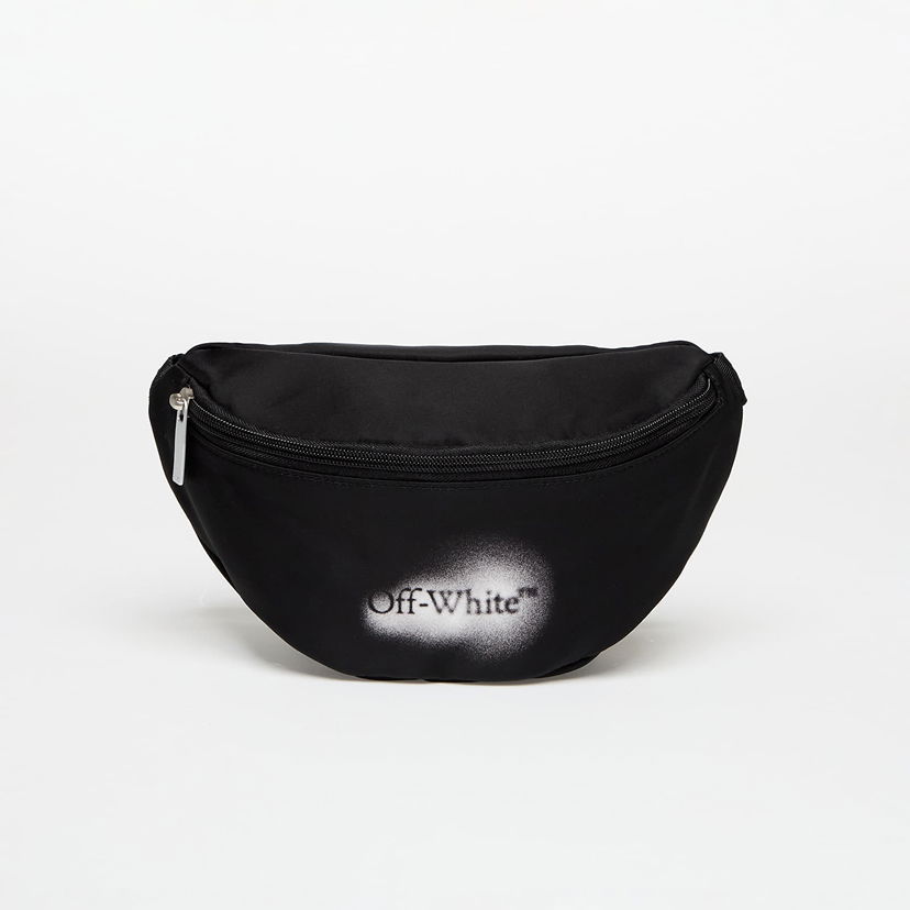 Vyötärölaukku Off-White Off-White Kids Arrow Spray Fanny Pack Musta | OBNO001S25FAB0011001