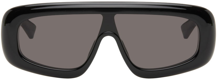 Aurinkolasit Bottega Veneta Shield Sunglasses Musta | BV1281S-001