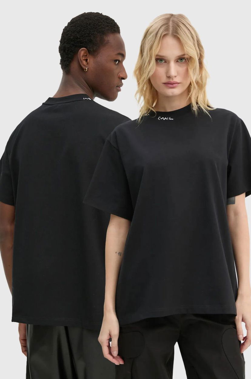 T-paita HELIOT EMIL Black T-Shirt Musta | AW24.M.09.127.BLK01