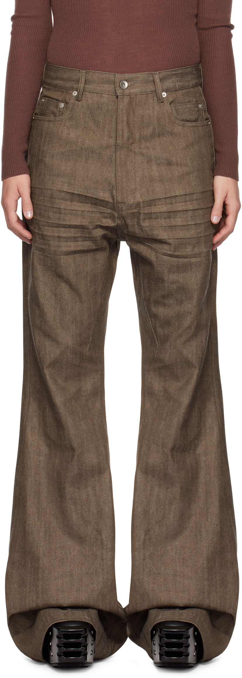 Jeans Rick Owens Bootcut Jeans Harmaa | DU02D2365 DKRAW