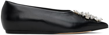 Vaatteet Simone Rocha Simone Rocha Embellished Pointed Toe Ballerina Flats Musta | PMP18B 0799, 0