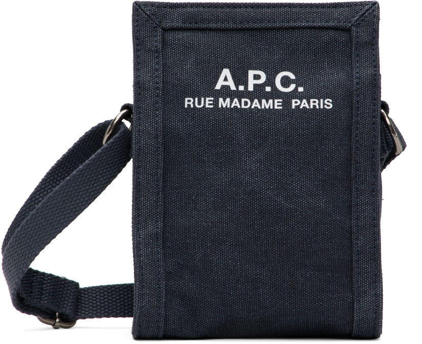 Reput ja laukut A.P.C. A.P.C. Recuperation Crossbody Phone Pouch Tummansininen | COHGV-H61931