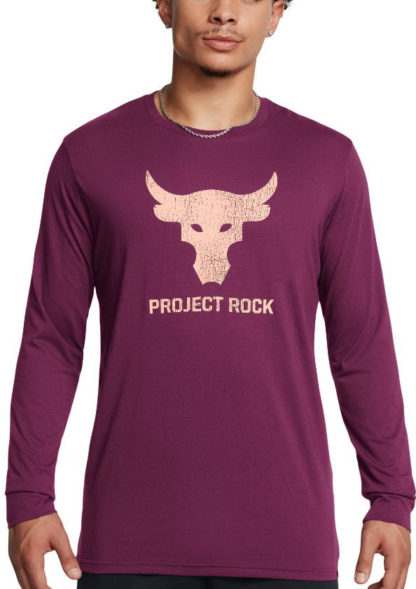 T-paita Under Armour Long Sleeve T-Shirt Bull Violetti | 1374847-505