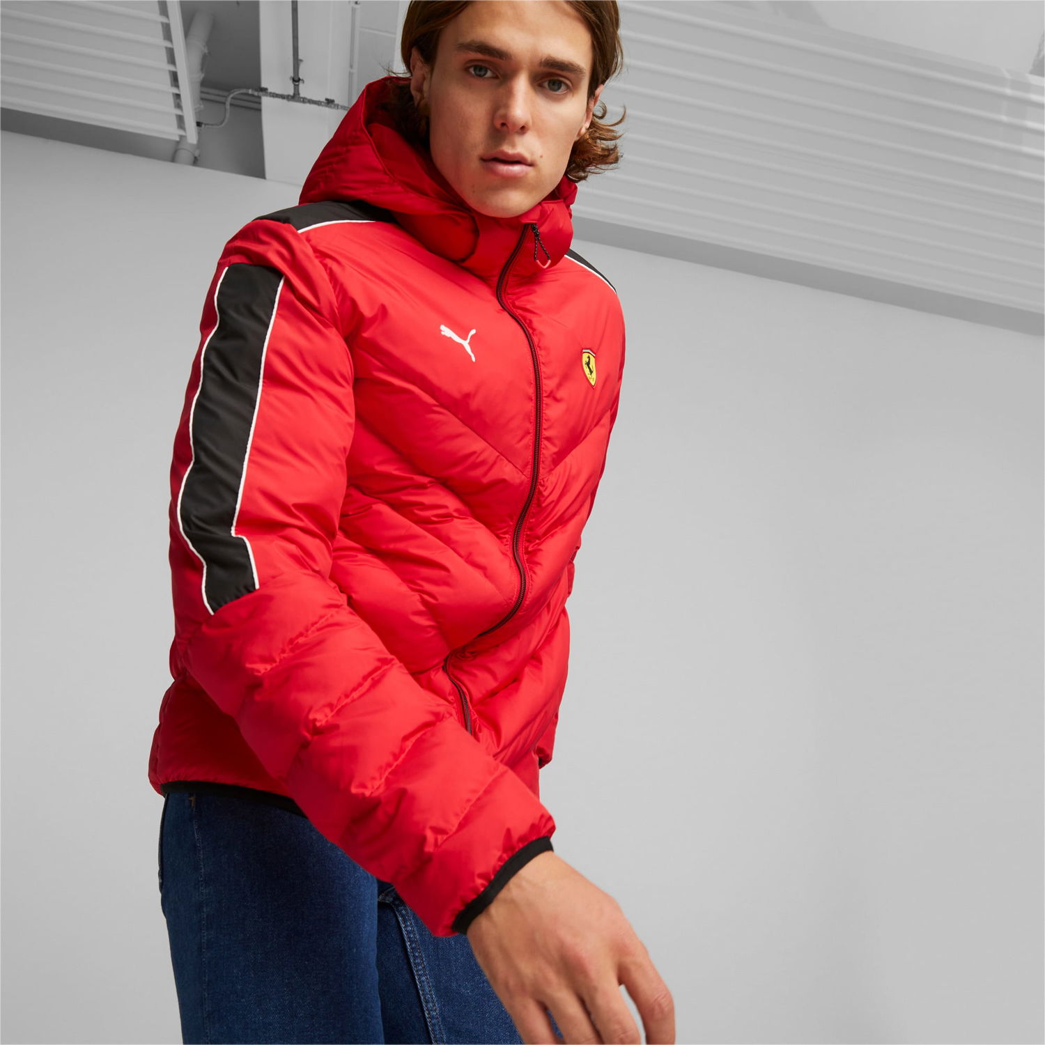 Takki Puma Scuderia Ferrari Race MT7 EcoLite Jacket Punainen | 535825_02, 0