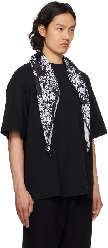 T-paita We11done We11done Wrinkled Muffler T-Shirt Musta | WD-TT1-25-732-U-BK, 1