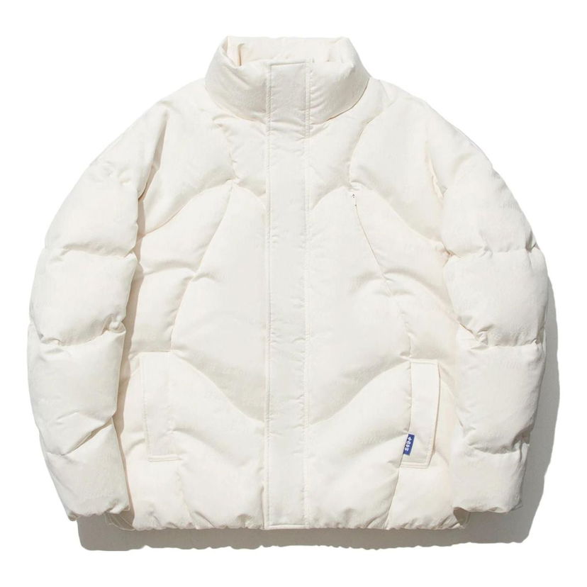 Puffer takki Li-Ning Print Down Jacket Valkoinen | AYMT045-1