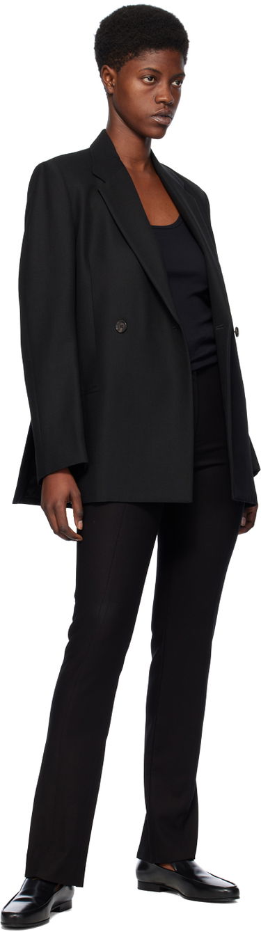 Takki TOTEME TOTEME Double-Breasted Blazer Musta | 233-3002-246, 3