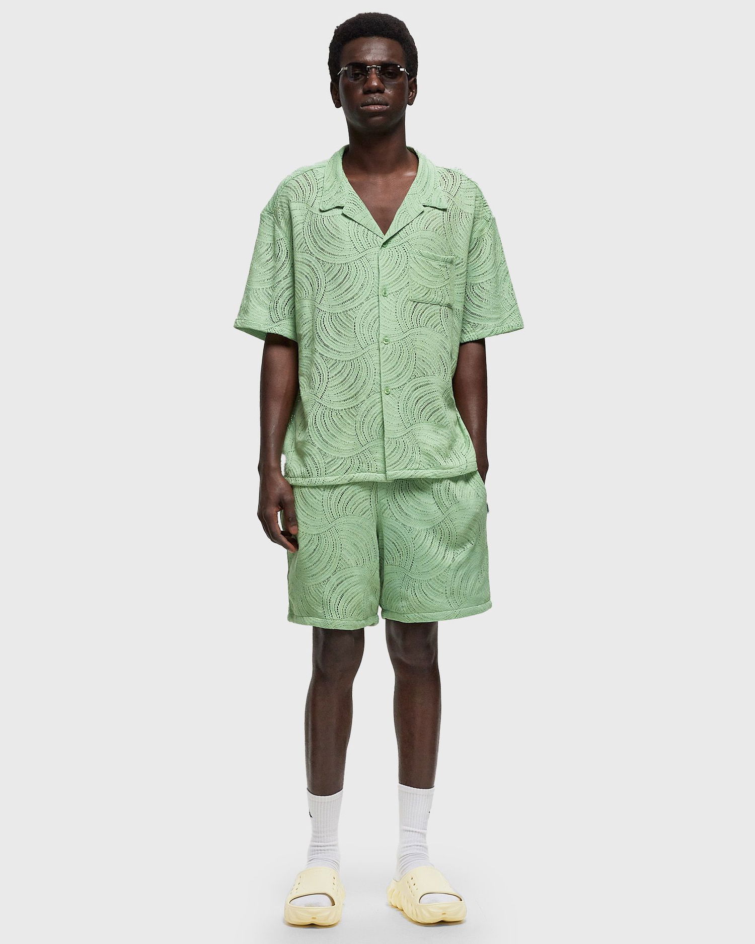 Paita Arte Antwerp Circle Croche Shirt Vihreä | SS24-116S-GREEN, 1