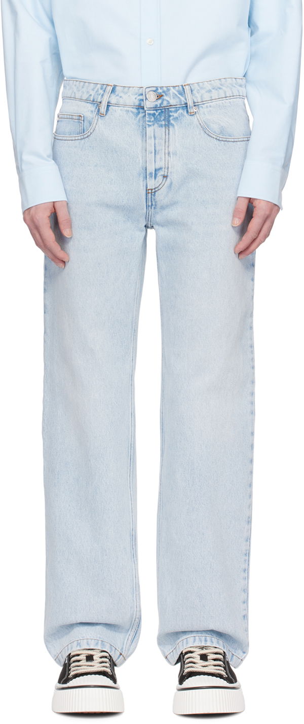 Jeans AMI Paris Classic-Fit Jeans Sininen | UTR500.DE0027, 0