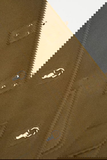 Takit Drôle de Monsieur Wool Blend Caban Jacket with Metallic Toggle Fasteners Vihreä | I.JT248.WO042, 4