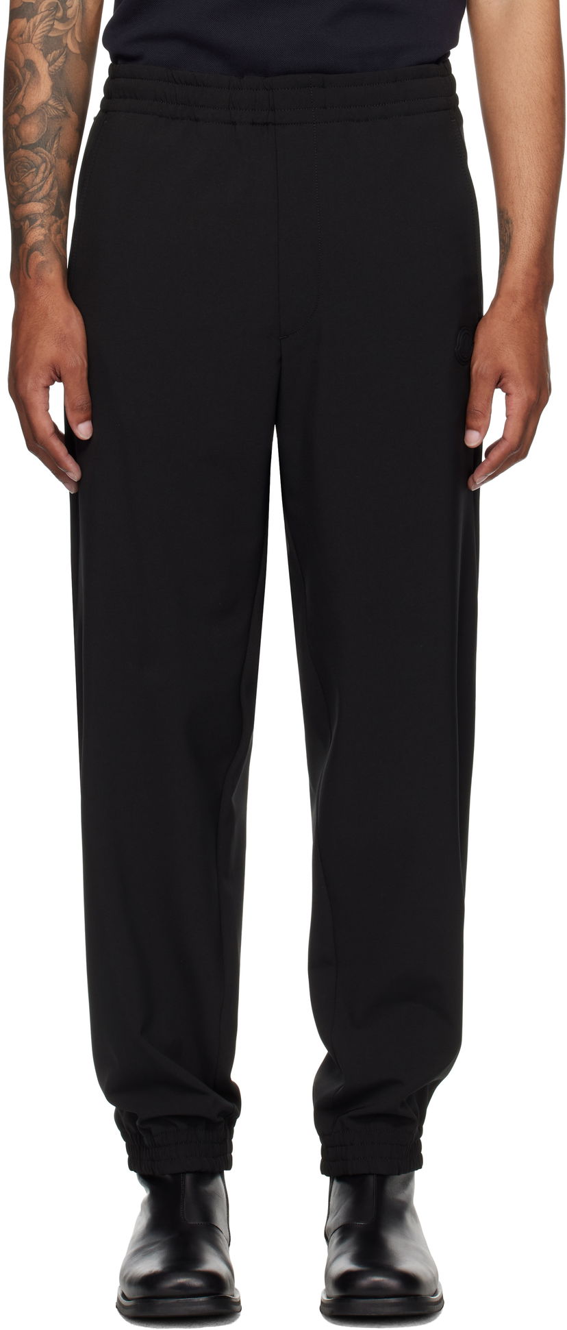 Verryttelyhousut Moncler Moncler Logo Jogging Pants Musta | K20912A00012598PM