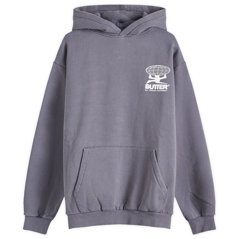 Huppari Butter Goods All Terrain Hoodie Harmaa | BGQ4240292-STL