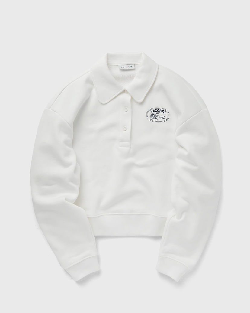 Huppari Lacoste SWEATSHIRTS women Half-Zips white in size:L Valkoinen | SF3469-70V