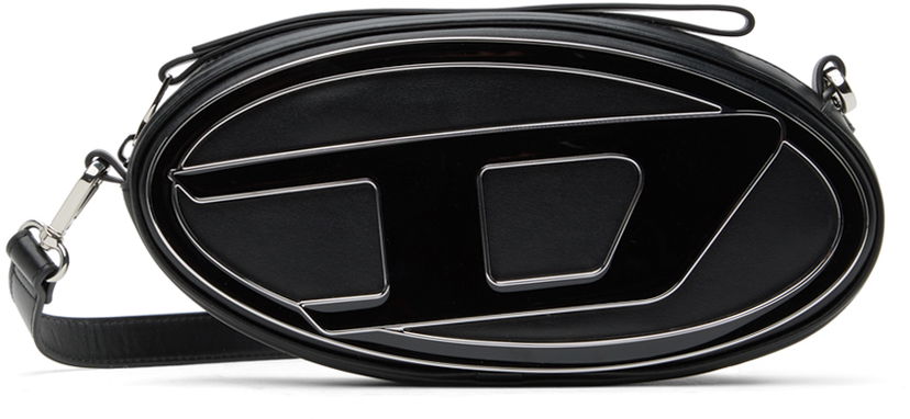 Olkalaukku Diesel 1DR Oval D Pouch Musta | X08754 PR818