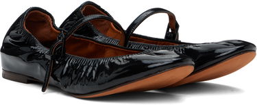 Vaatteet LANVIN Lanvin Mary Jane Glossy Leather Ballerinas Musta | FW-BAMB05-GLOS-H24, 3