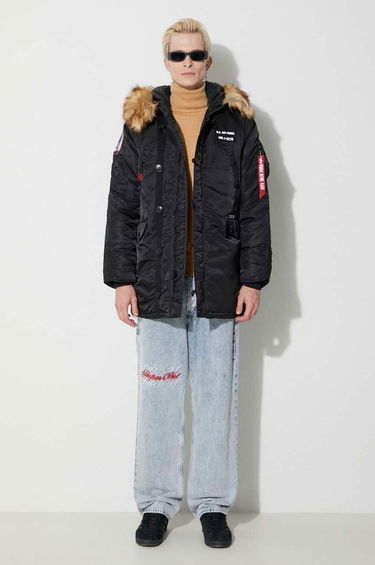 Parka Alpha Industries N3B Airborne Parka Musta | 188141.03, 1