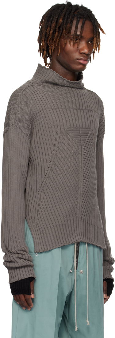 Villapaita Rick Owens Rick Owens Hollywood Tabard Sweater Beige | RU01E5663 KEC, 4
