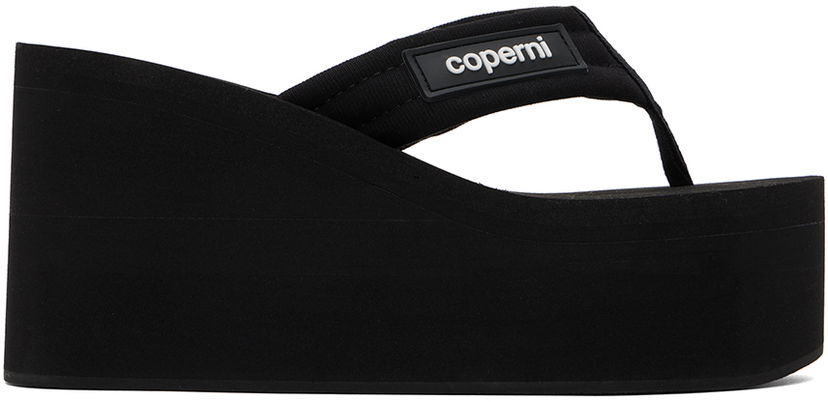Vaatteet Coperni Coperni Wedge Sandals Musta | COPSH09440