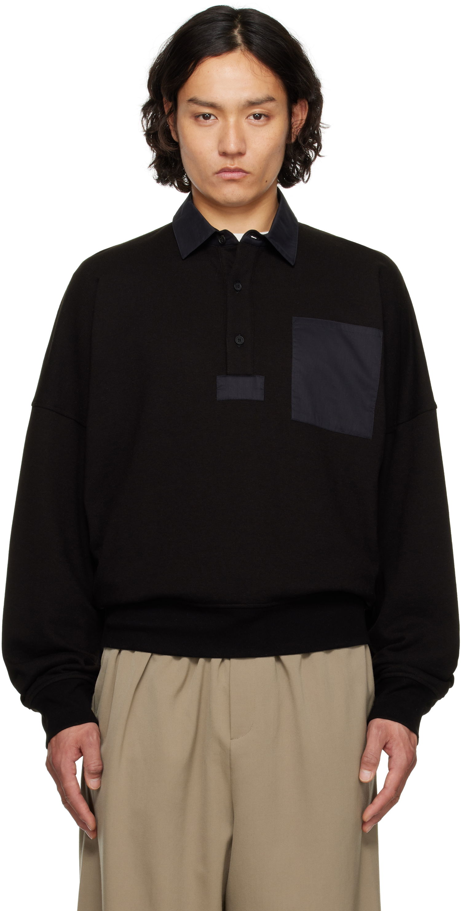 Villapaita The Row The Row Dende Polo Musta | 611-K628, 0