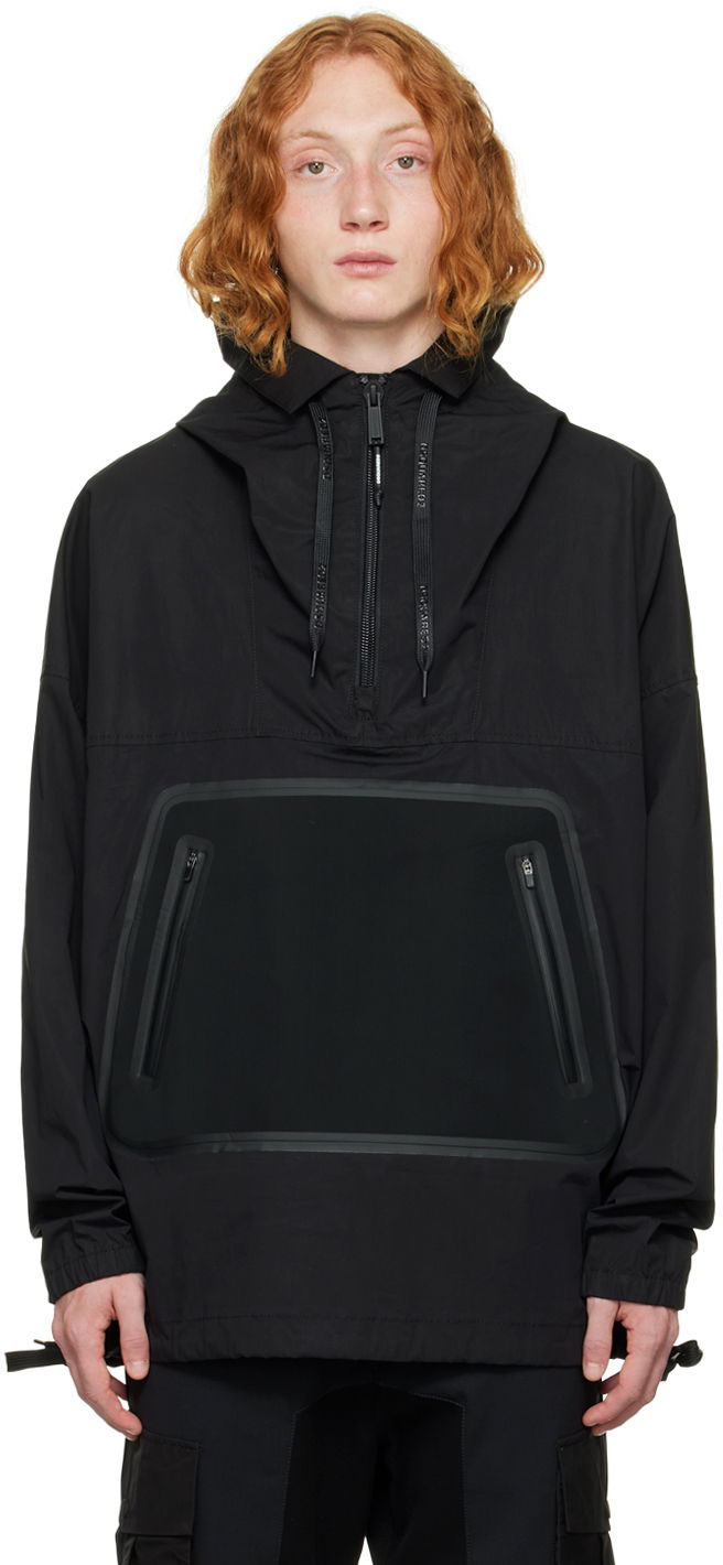Tuulitakki DSQUARED2 Hooded Pullover Jacket Musta | S74AM1292, 0