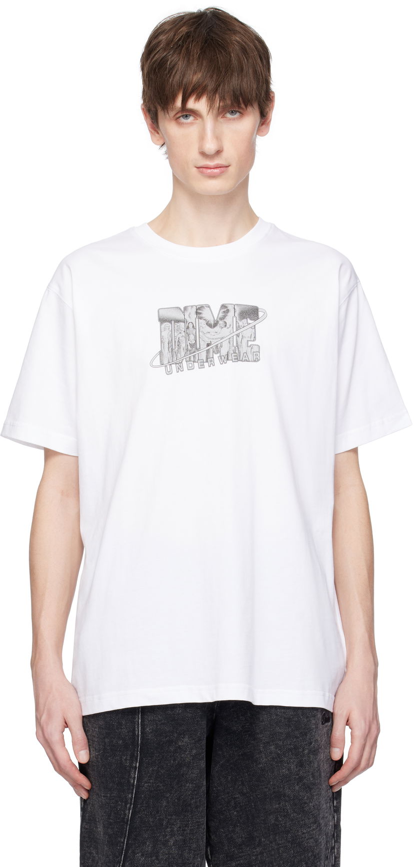 T-paita Dime Dime Cosmic Graphic T-Shirt Valkoinen | DIMESP2559WHT