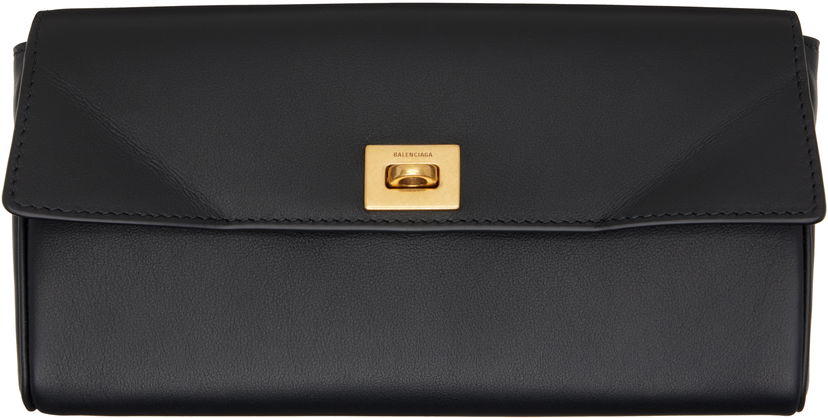 Lompakko Balenciaga Balenciaga Rodeo Continental Wallet Musta | 814112 2ABKX