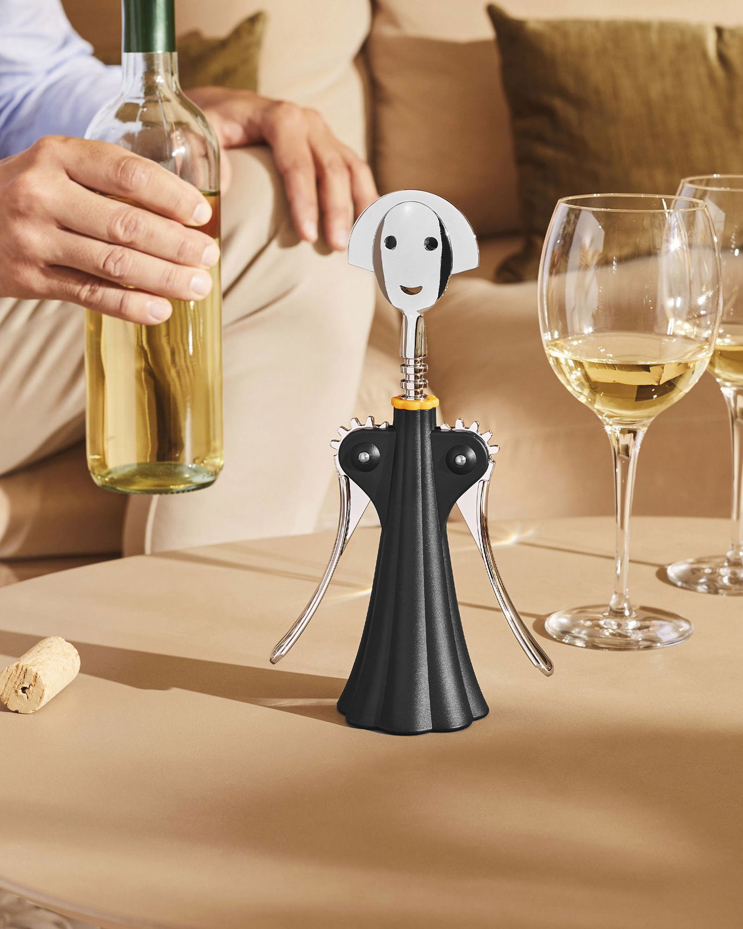 Kodin sisustus Alessi Corkscrew Anna G. Musta | AAM01.B, 1