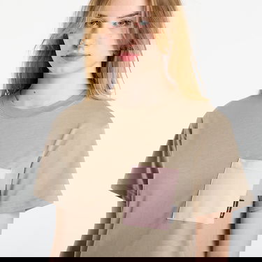 T-paita Horsefeathers Pyper Top T-shirt with contrasting pocket Beige | SW957A, 1