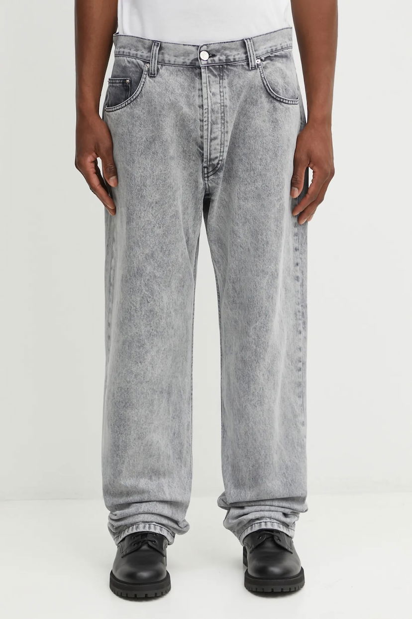 Jeans Aries Aries Acid Wash Jeans Harmaa | AR3131304