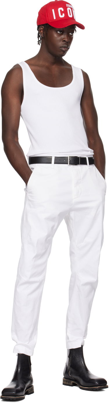 Housut DSQUARED2 Dsquared2 Chino Trousers Valkoinen | S74KB0819_S39021, 3