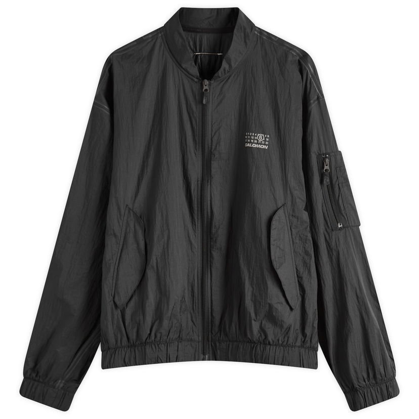 Bomber-takki Maison Margiela MM6 x Salomon Sports Jacket, Size Large Musta | SH0AM0056-M35418-900