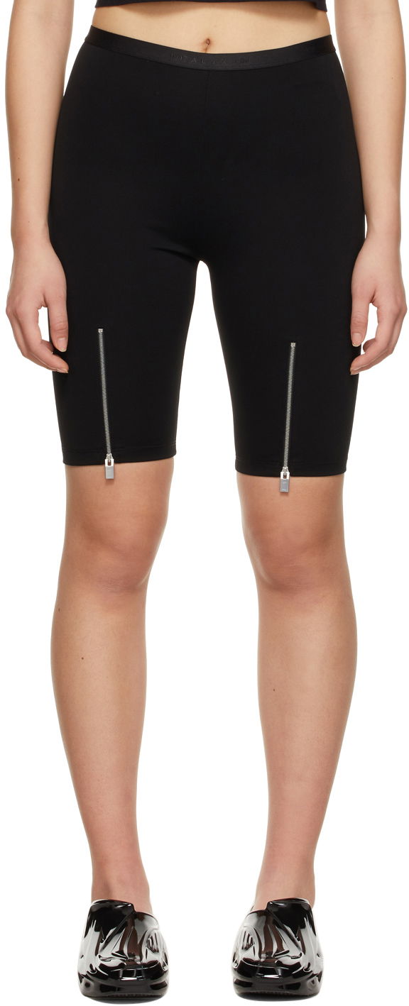Shortsit 1017 ALYX 9SM Biker Shorts With Zippers Musta | AAWKN0091FA01.S22