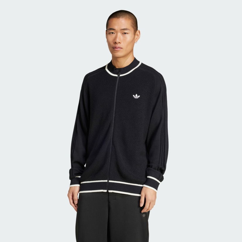 Villapaita adidas Performance Premium Full-Zip Sweater Musta | JD3403