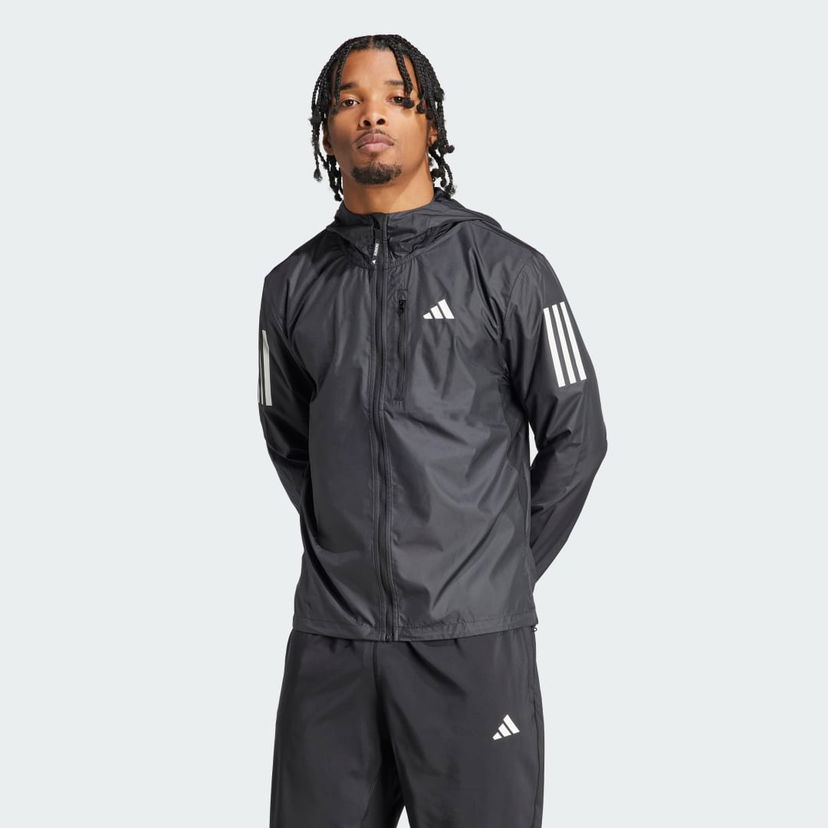 Takki adidas Performance Own the Run Jacket Harmaa | IN1483