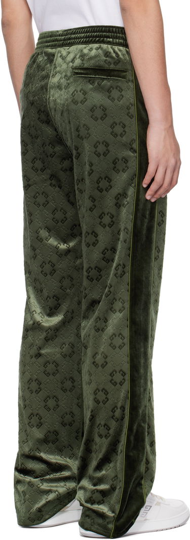 Verryttelyhousut Givenchy Monogram Velvet Sweatpants Vihreä | BM51HS316Z300, 2
