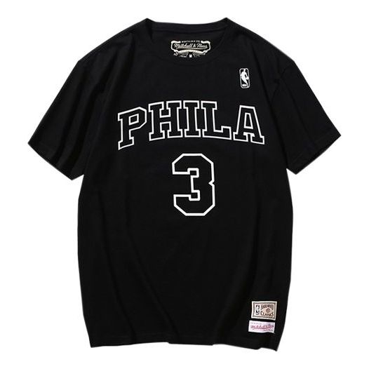 T-paita Mitchell & Ness Mitchell & Ness Philadelphia 76ers Allen Iverson 3 T-shirt Musta | MN13S18-AIV
