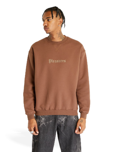 Huppari Pleasures Recipe Crewneck Brown Ruskea | P23F021 BROWN