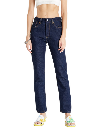 Jeans Levi's 501 Original Straight Leg Deep Breat Tummansininen | 12501-0384