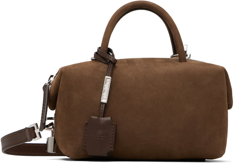 Käsilaukku Max Mara Max Mara Suede Holdall Bag Ruskea | 2524516161600