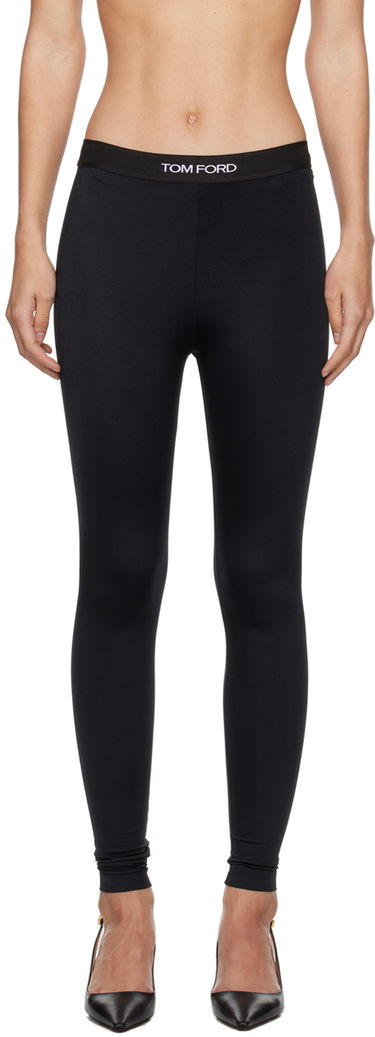 Leggingsit Tom Ford Intarsia Leggings Musta | PAJ096-JEX087, 0