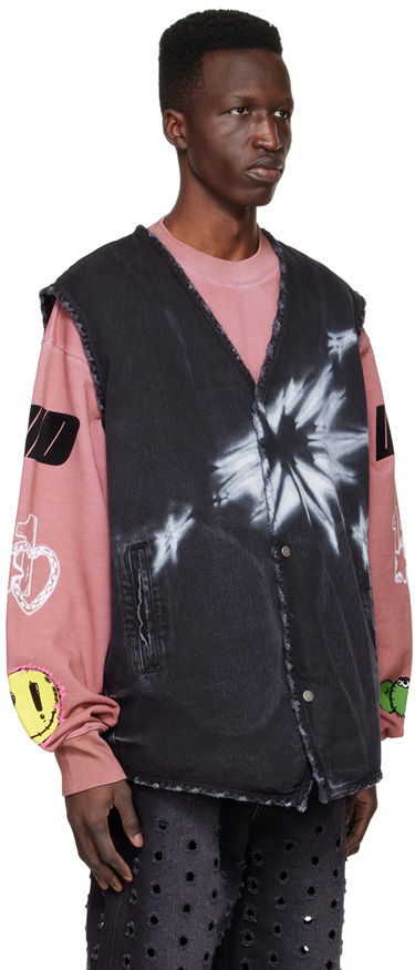 Liivi We11done We11done Cotton Vest Musta | WD-DV1-22-331-M-WB, 1