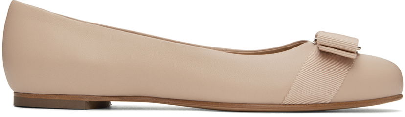 Vaatteet FERRAGAMO Salvatore Ferragamo Varina Ballerina Flats Beige | 01A181 757566